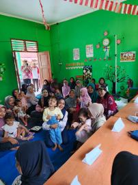 Lurah Sidoharjo Hadiri Greget Nyawiji Sehat di Padukuhan Puliereng